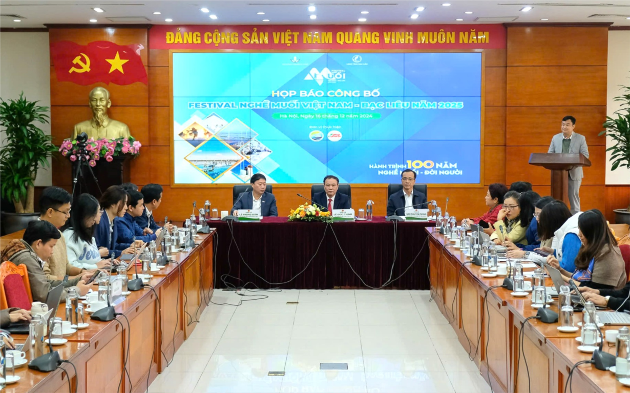 Festival nghề Muối Việt Nam Bạc Liêu năm 2025 “Hành trình 100 năm